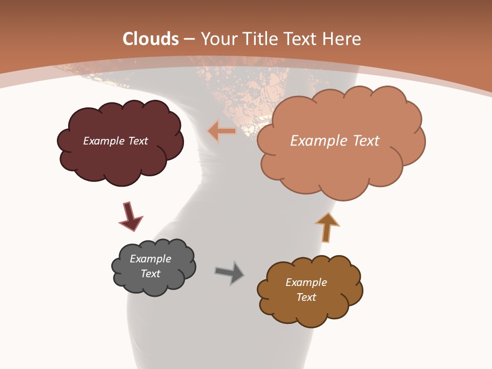 Wearing Background Sensual PowerPoint Template