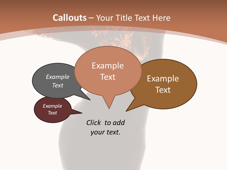 Wearing Background Sensual PowerPoint Template