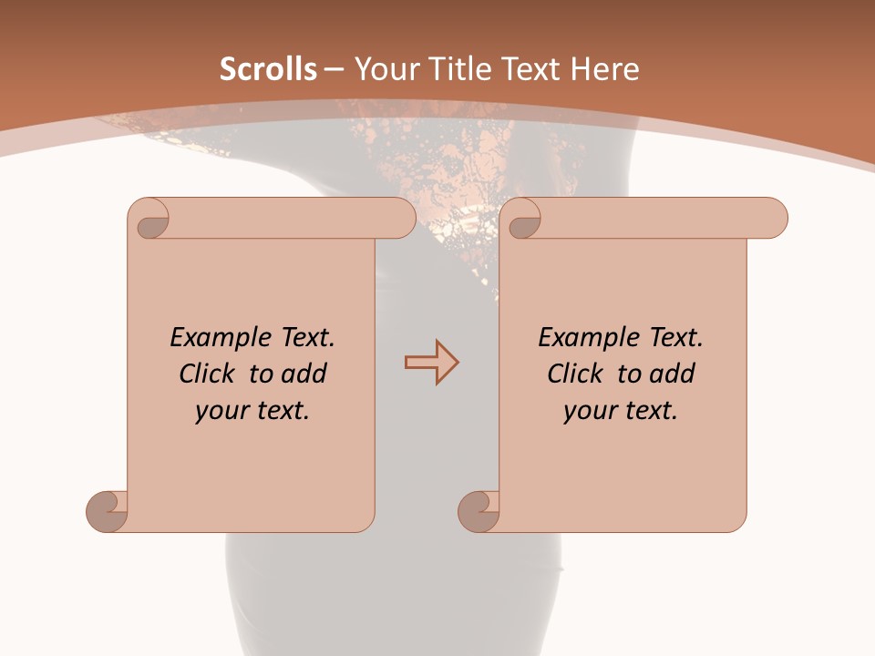 Wearing Background Sensual PowerPoint Template