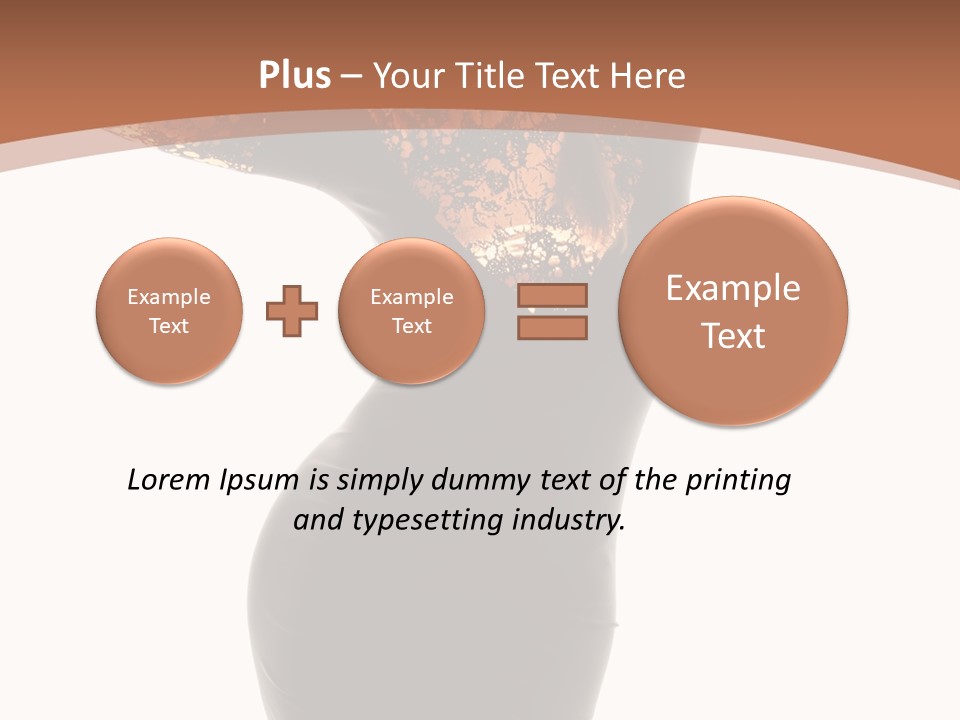 Wearing Background Sensual PowerPoint Template