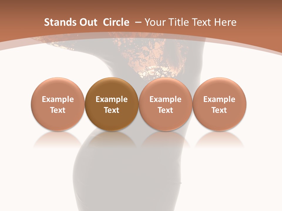 Wearing Background Sensual PowerPoint Template