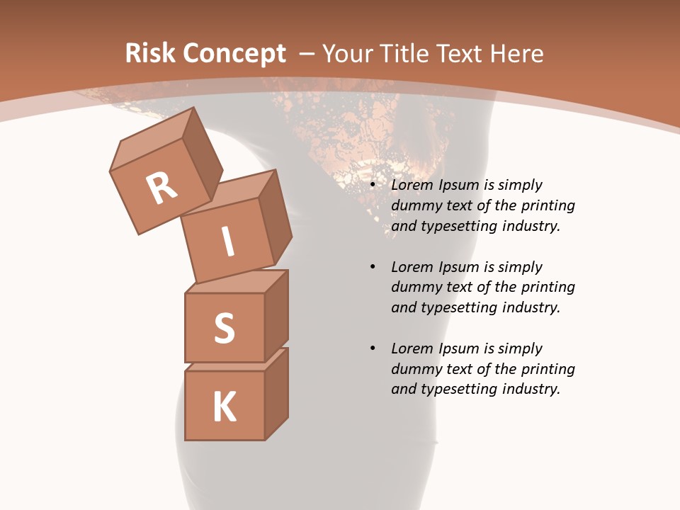 Wearing Background Sensual PowerPoint Template