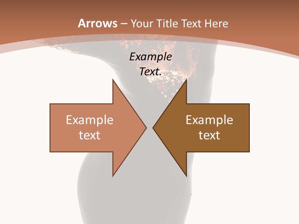 Wearing Background Sensual PowerPoint Template