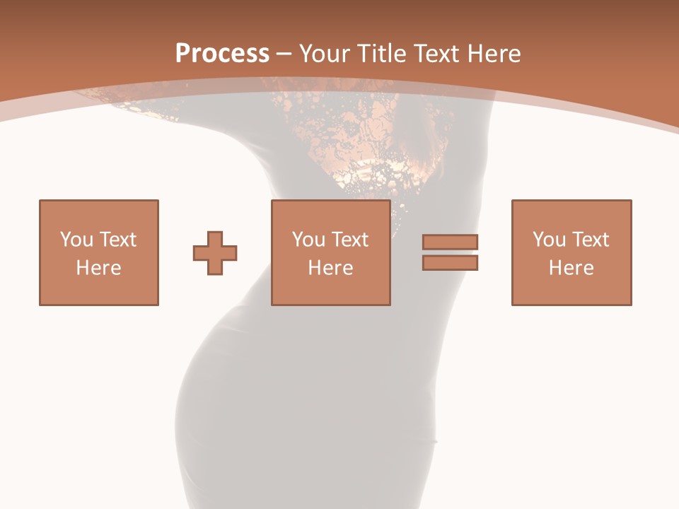 Wearing Background Sensual PowerPoint Template