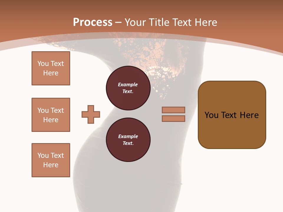 Wearing Background Sensual PowerPoint Template