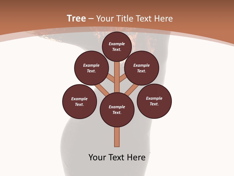 Wearing Background Sensual PowerPoint Template