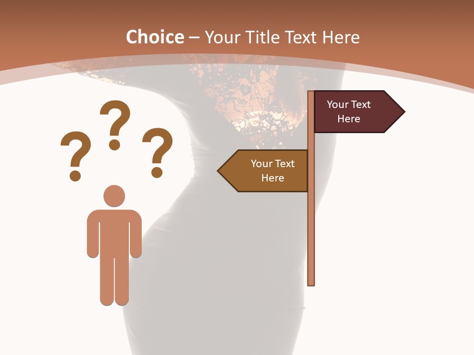 Wearing Background Sensual PowerPoint Template