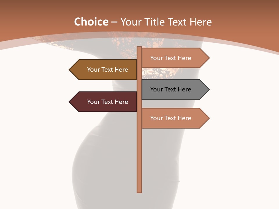 Wearing Background Sensual PowerPoint Template