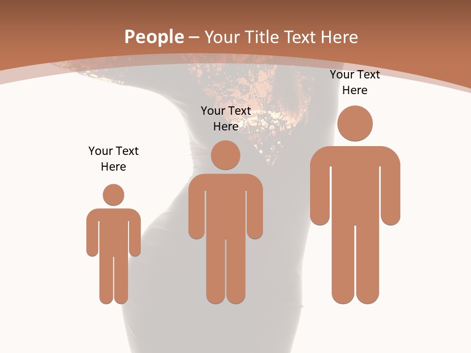 Wearing Background Sensual PowerPoint Template