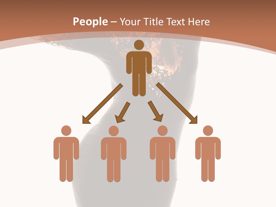 Wearing Background Sensual PowerPoint Template