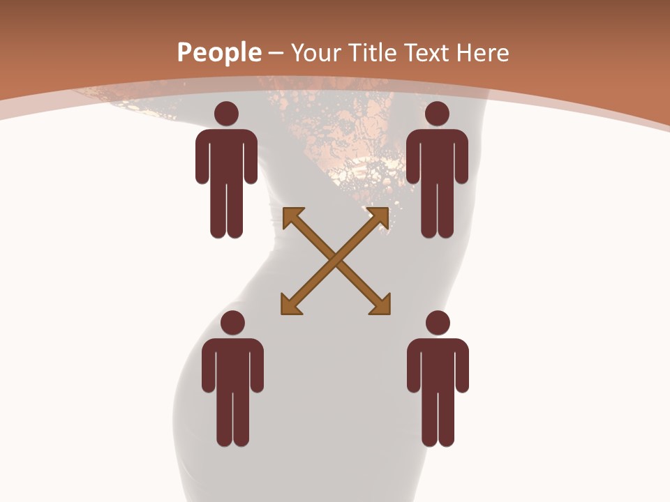 Wearing Background Sensual PowerPoint Template