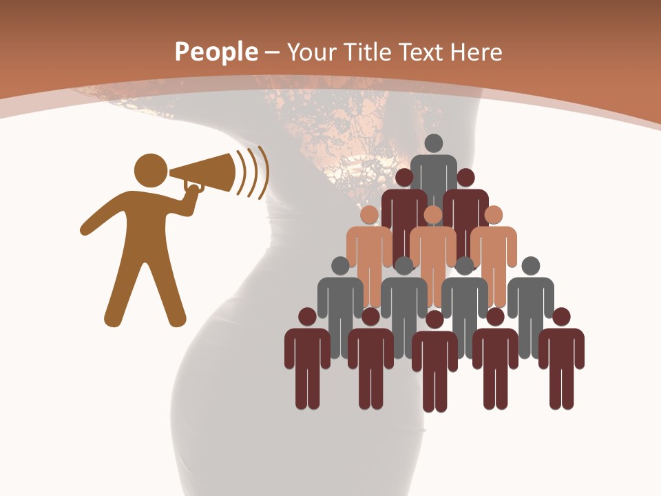 Wearing Background Sensual PowerPoint Template