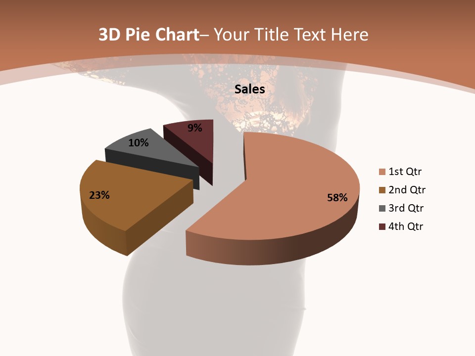 Wearing Background Sensual PowerPoint Template