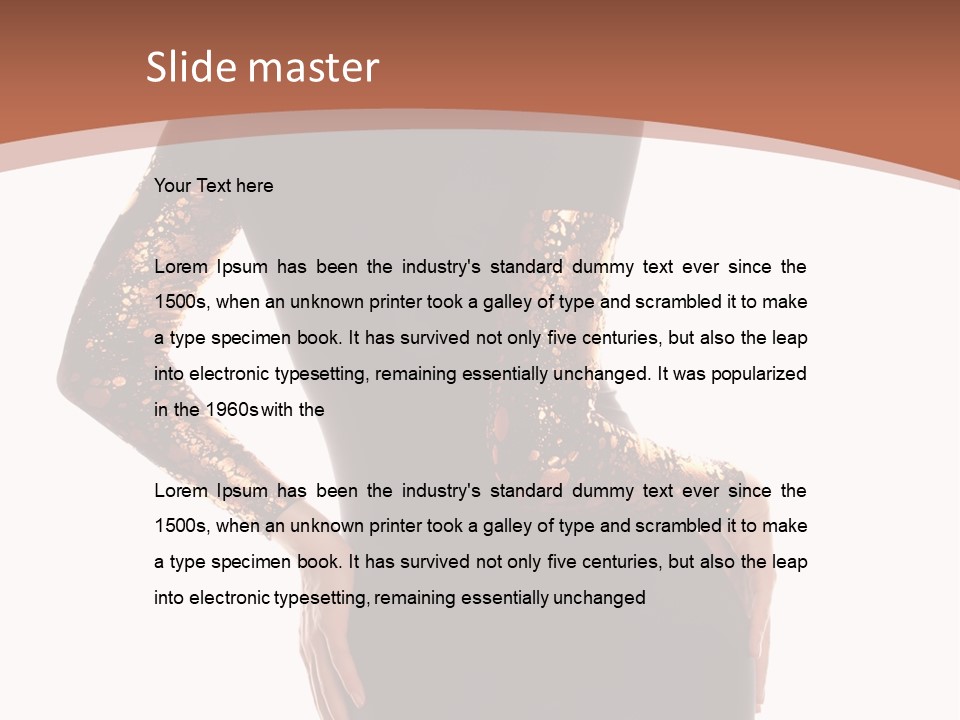 Beauty Flirt Slim PowerPoint Template