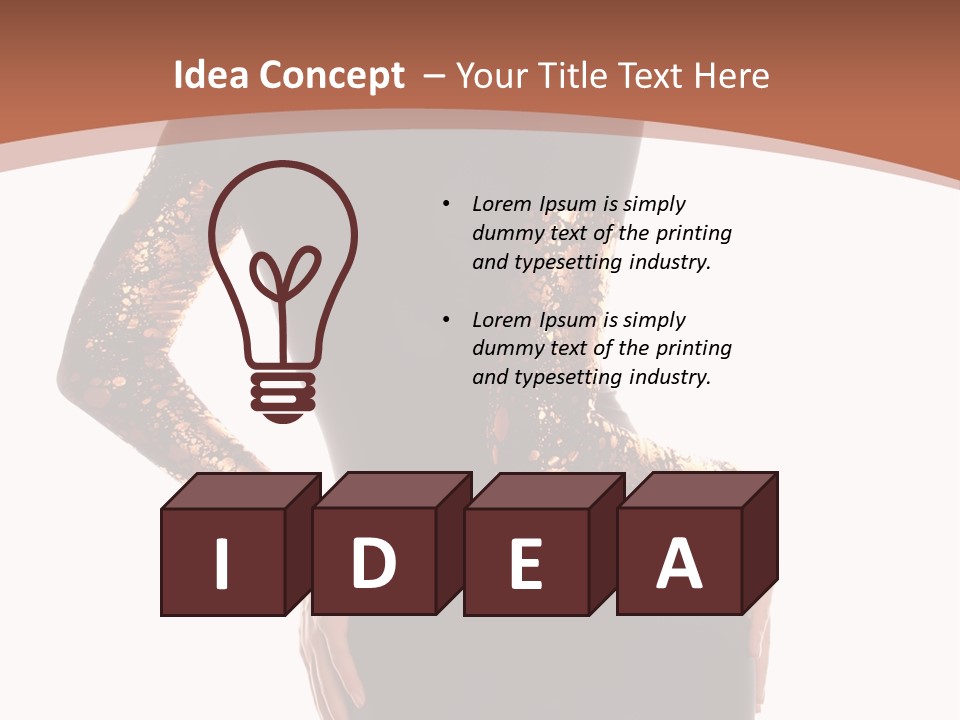 Beauty Flirt Slim PowerPoint Template