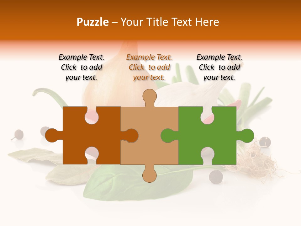 Red White Garlic PowerPoint Template