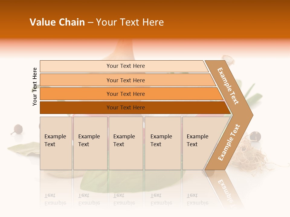 Red White Garlic PowerPoint Template