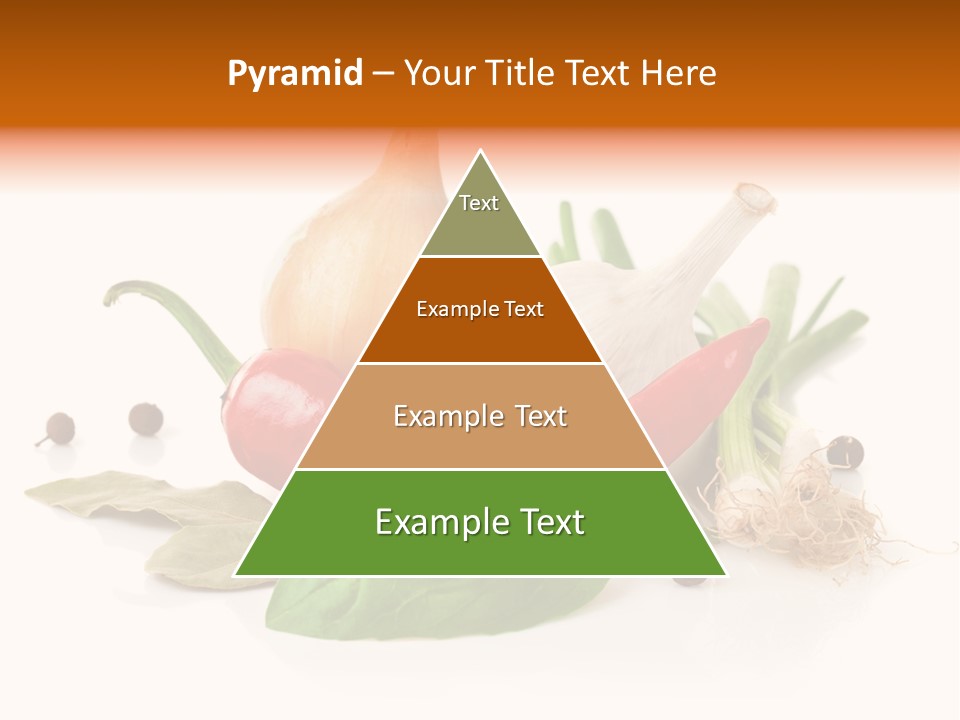 Red White Garlic PowerPoint Template