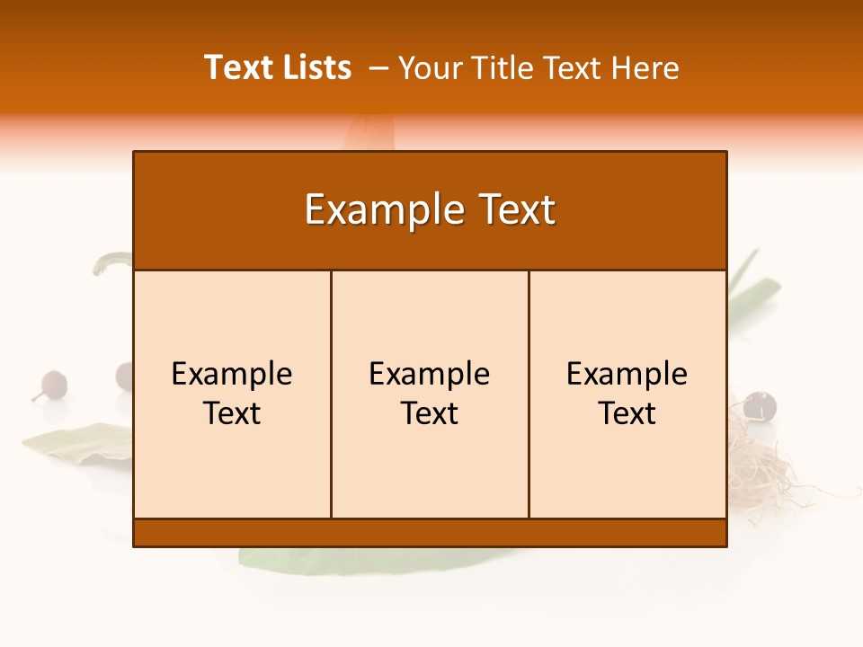 Red White Garlic PowerPoint Template