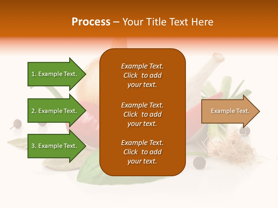 Red White Garlic PowerPoint Template