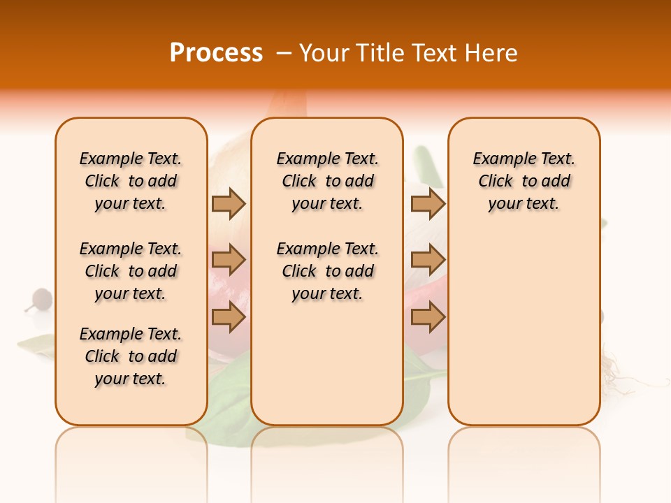 Red White Garlic PowerPoint Template