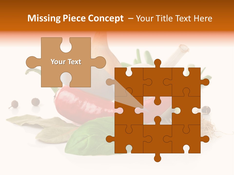 Nutrition Healthy Eating Bay Leaf PowerPoint Template