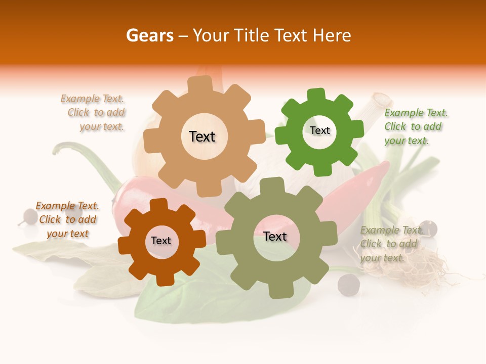 Nutrition Healthy Eating Bay Leaf PowerPoint Template