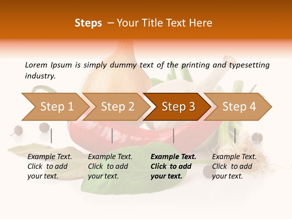 Nutrition Healthy Eating Bay Leaf PowerPoint Template