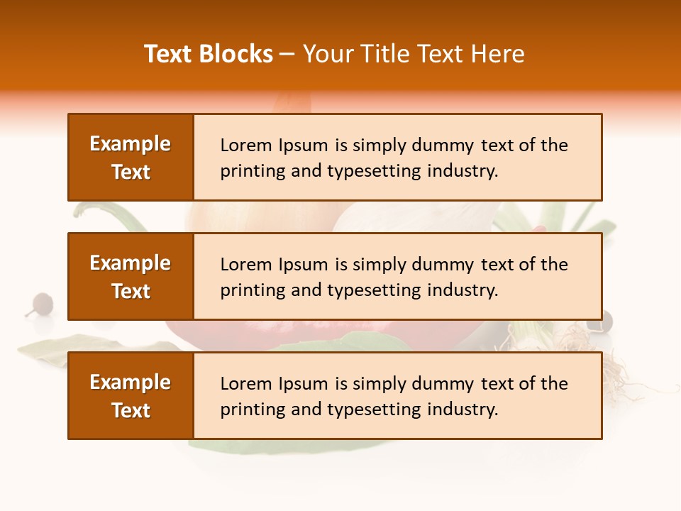 Nutrition Healthy Eating Bay Leaf PowerPoint Template