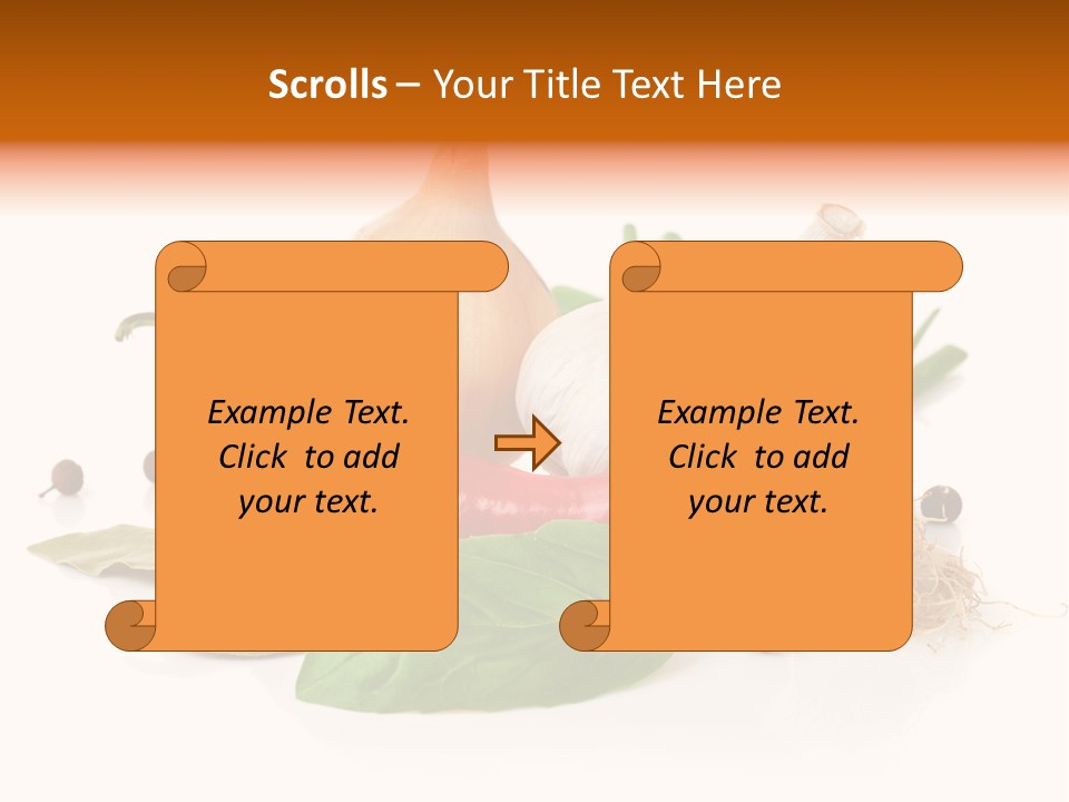 Nutrition Healthy Eating Bay Leaf PowerPoint Template