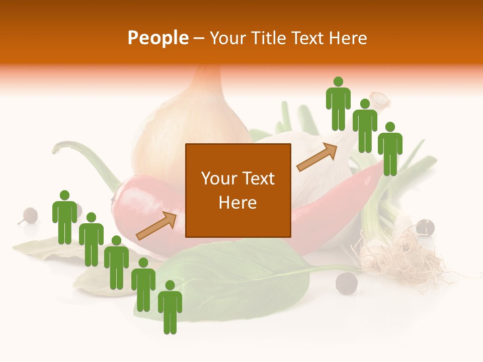 Nutrition Healthy Eating Bay Leaf PowerPoint Template