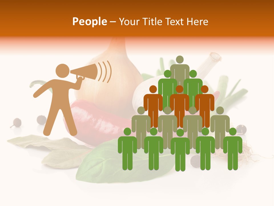 Nutrition Healthy Eating Bay Leaf PowerPoint Template