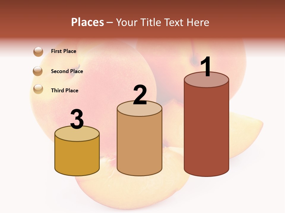 Ration Juicy Peach PowerPoint Template
