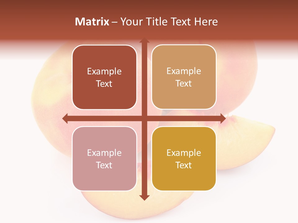 Ration Juicy Peach PowerPoint Template