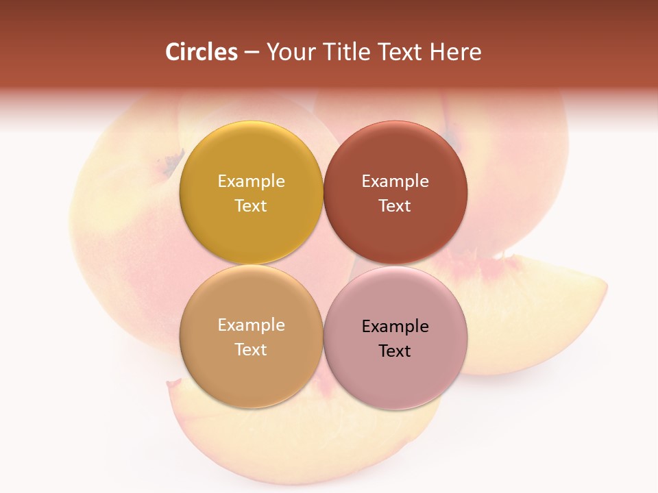 Ration Juicy Peach PowerPoint Template