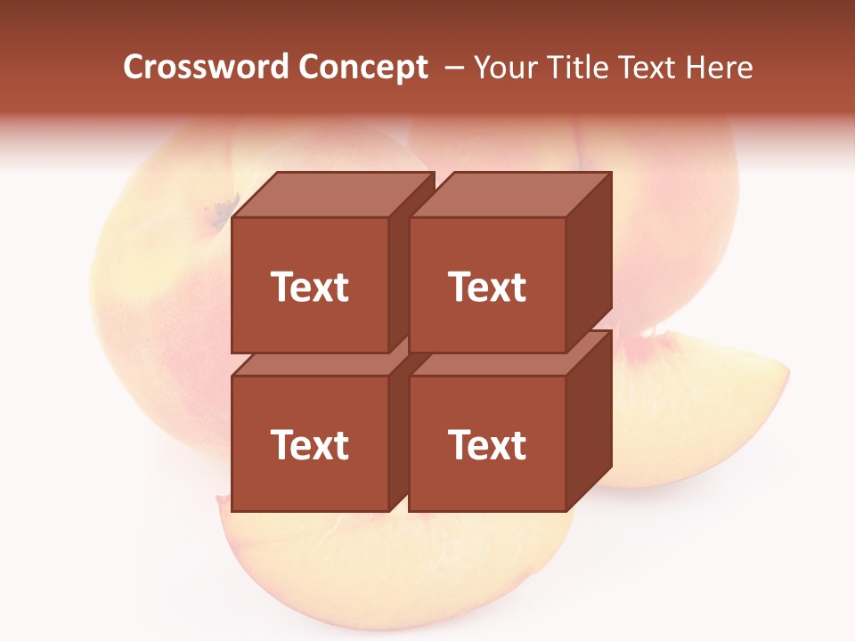 Ration Juicy Peach PowerPoint Template