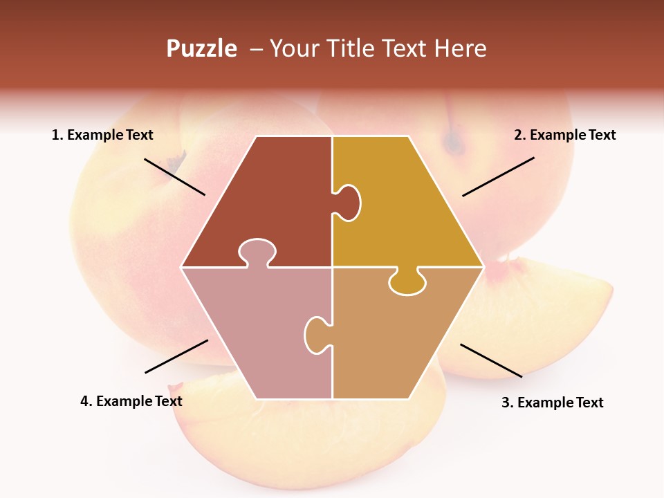 Ration Juicy Peach PowerPoint Template