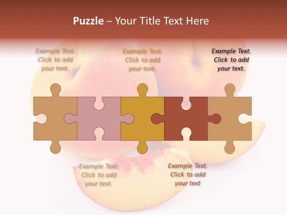 Ration Juicy Peach PowerPoint Template