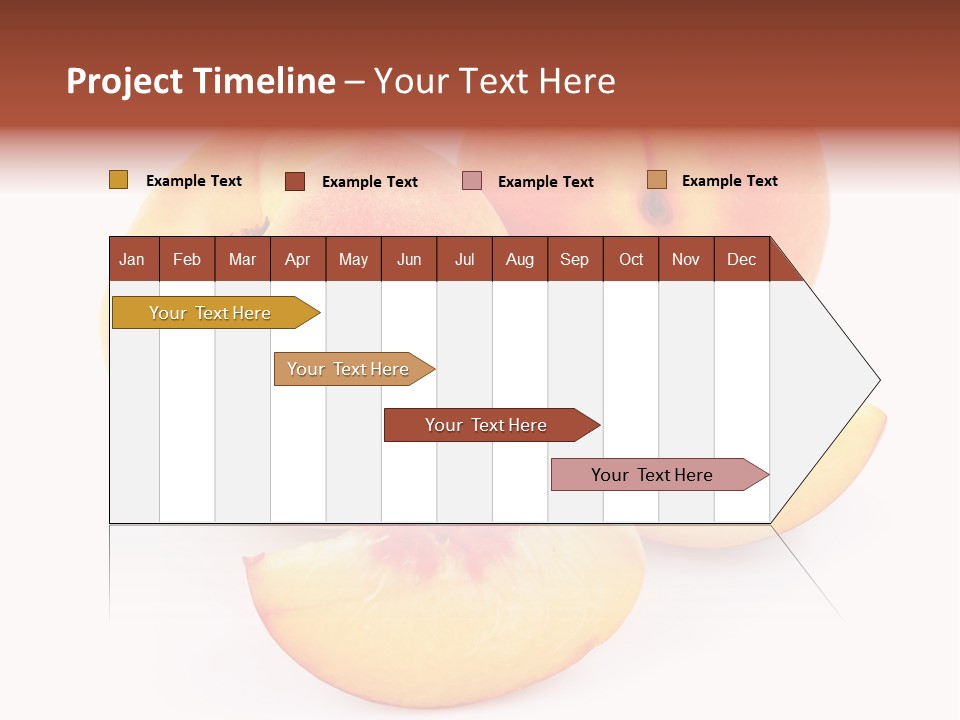Ration Juicy Peach PowerPoint Template