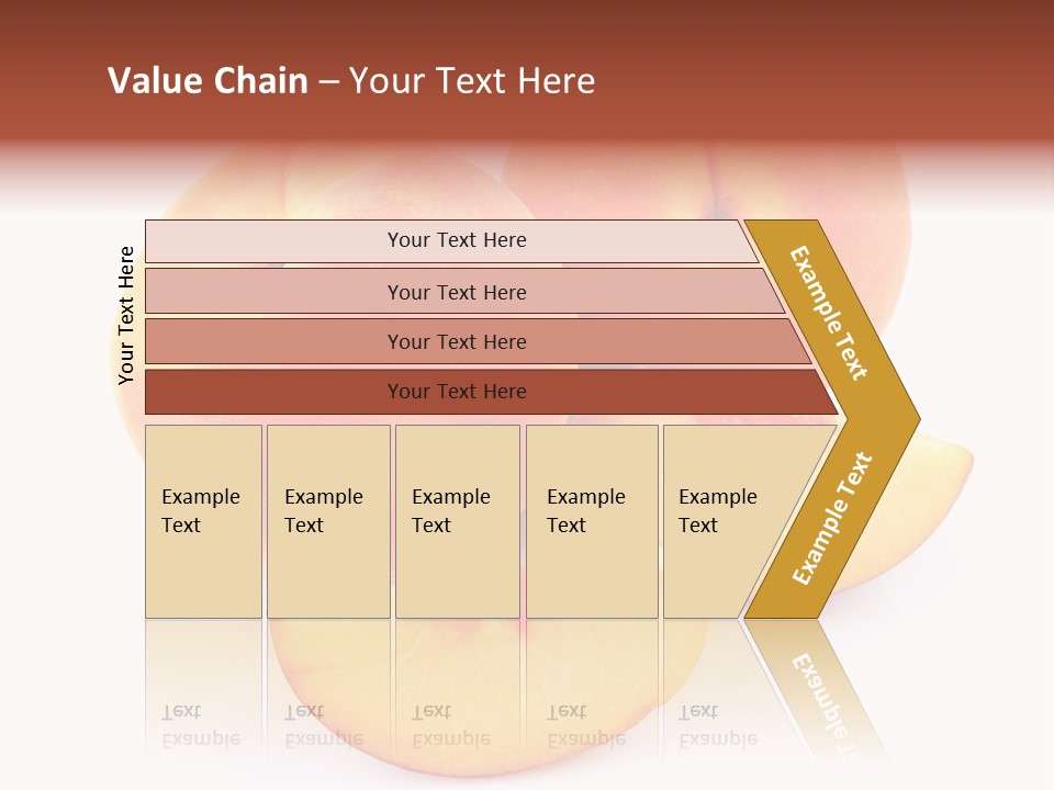 Ration Juicy Peach PowerPoint Template