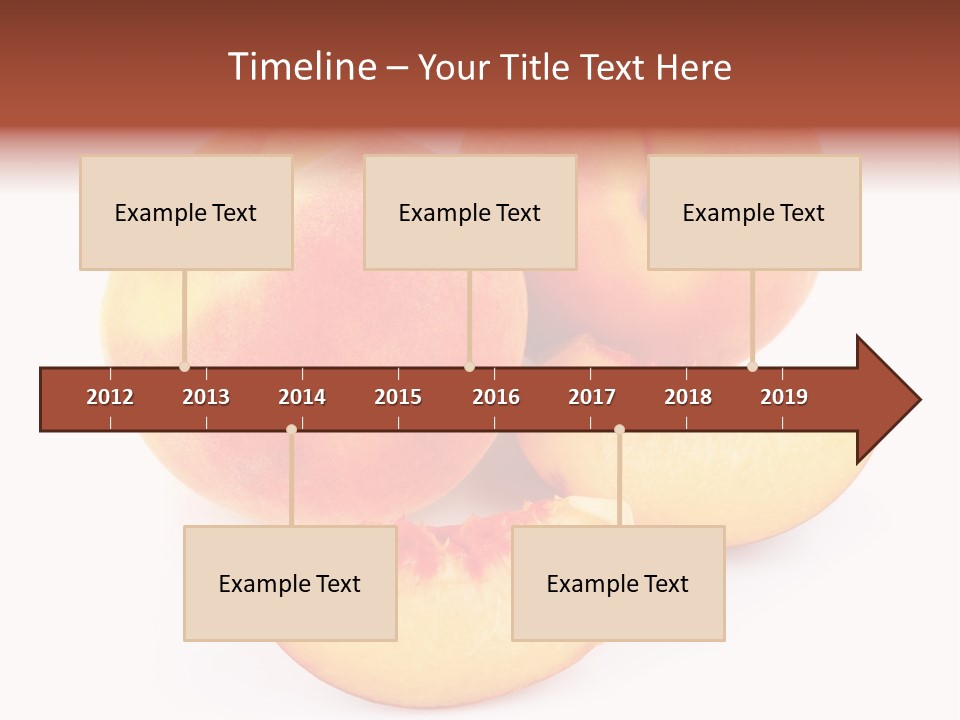 Ration Juicy Peach PowerPoint Template