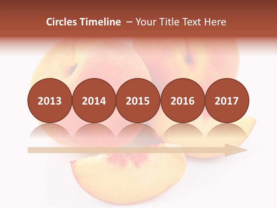 Ration Juicy Peach PowerPoint Template