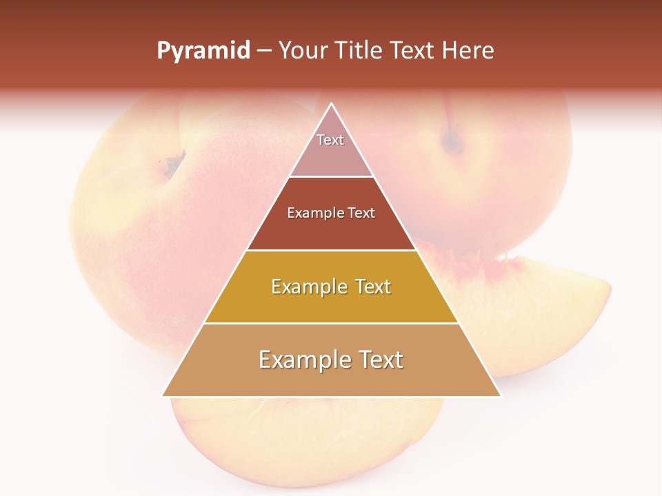 Ration Juicy Peach PowerPoint Template