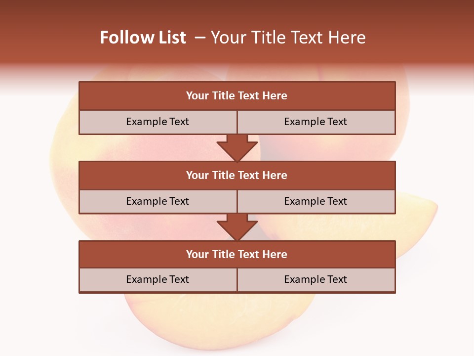 Ration Juicy Peach PowerPoint Template