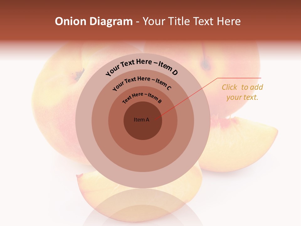 Ration Juicy Peach PowerPoint Template