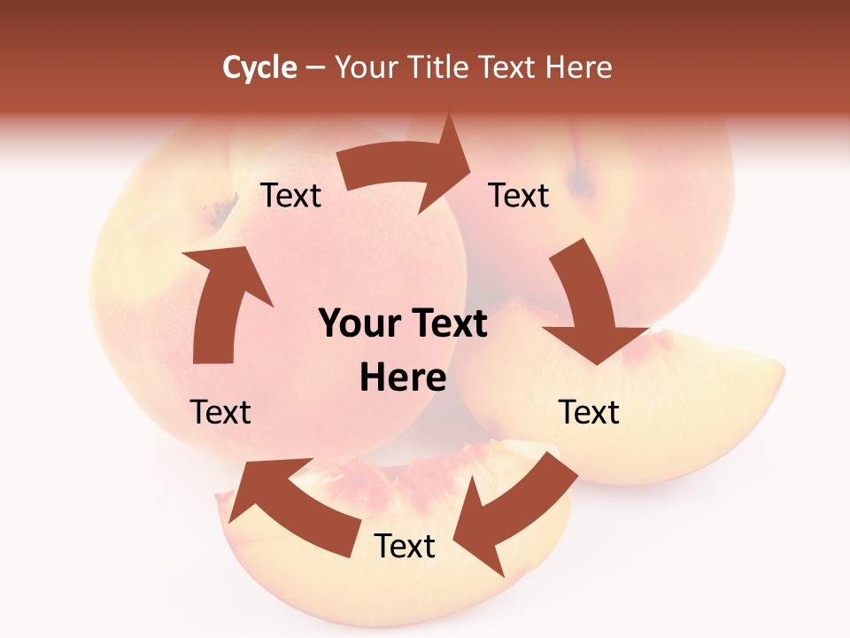 Ration Juicy Peach PowerPoint Template