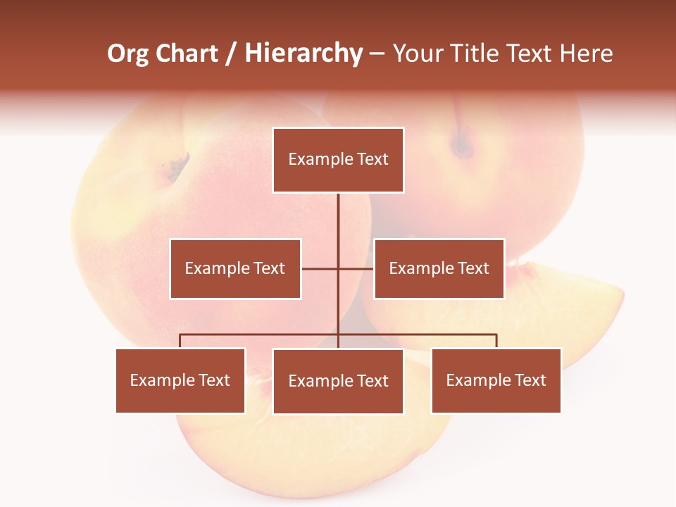 Ration Juicy Peach PowerPoint Template