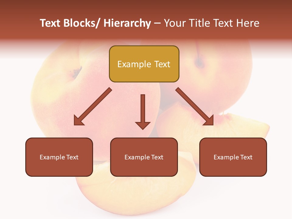 Ration Juicy Peach PowerPoint Template