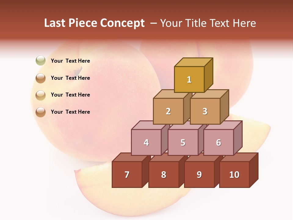 Ration Juicy Peach PowerPoint Template