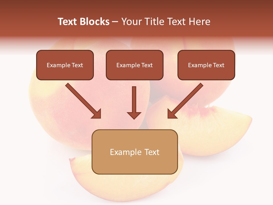 Ration Juicy Peach PowerPoint Template